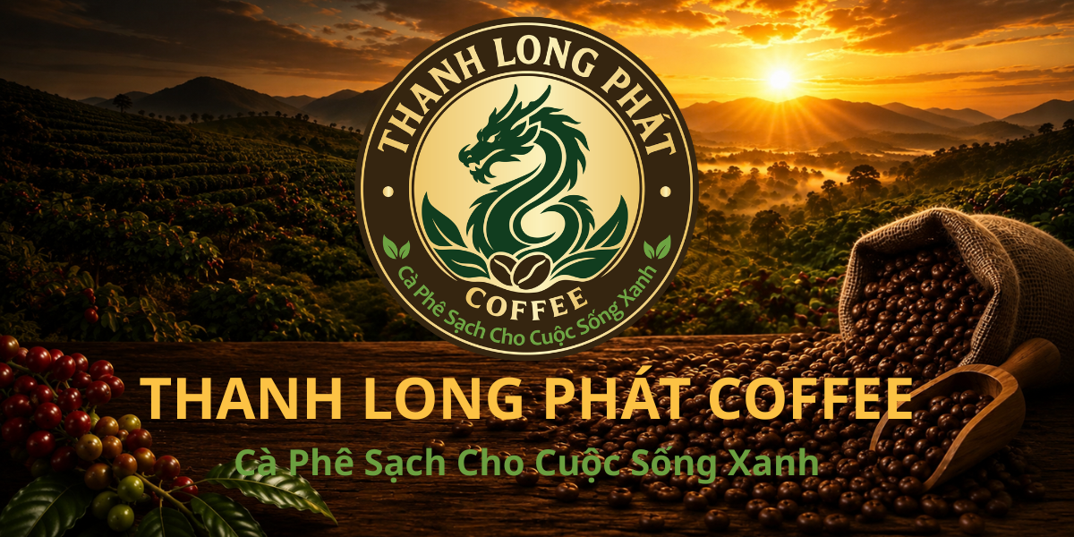 Logo Thanh Long Phát Coffee