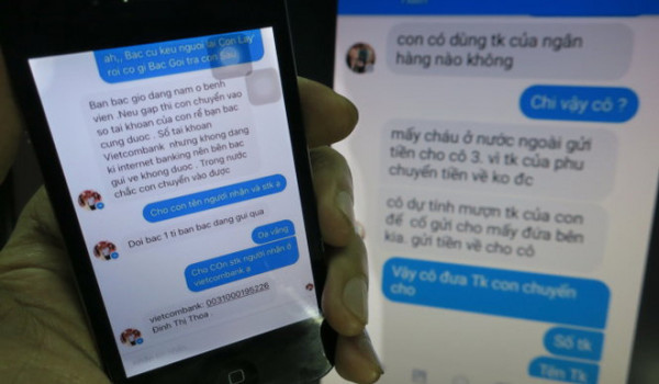 Nguy cơ lừa đảo Facebook, tài khoản ngân hàng