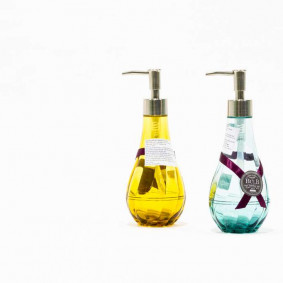 Bình tròn đựng dầu gội, sữa tắm 320ml 