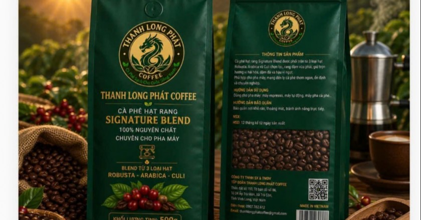 Cà Phê Rang Hạt R0BUSTA + ARABICA + CULI   500gram