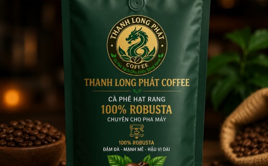 Cà Phê Rang Hạt 100%  Robusta 100gram