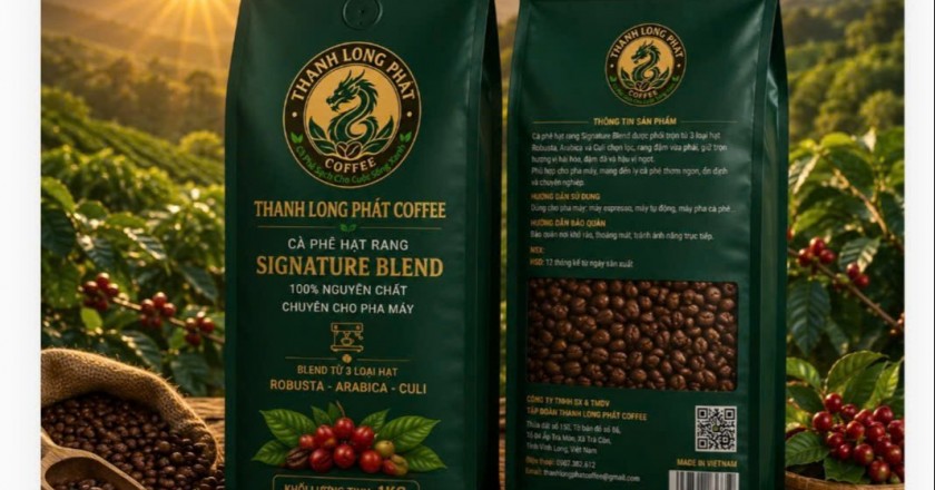 Cà Phê Rang Hạt R0BUSTA + ARABICA + CULI  1kg