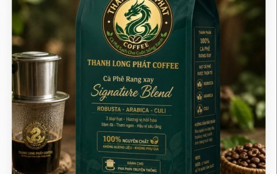 Cà phê Rang xay Signature Blend 100% Nguyên chất 500gram