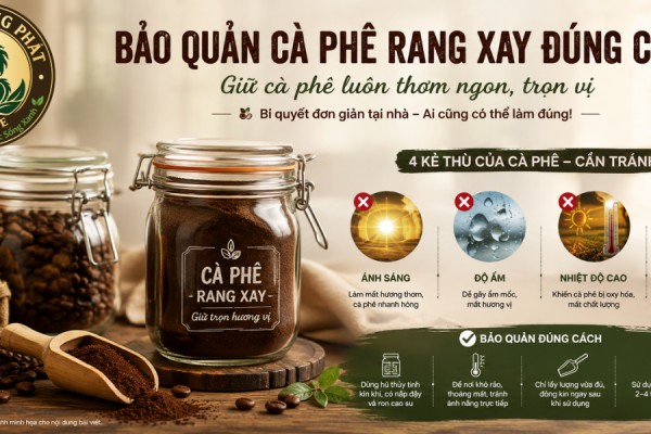 Bí Quyết Bảo Quản Cà Phê Rang Xay Luôn Tươi Ngon Và Trọn Vị Tại Nhà