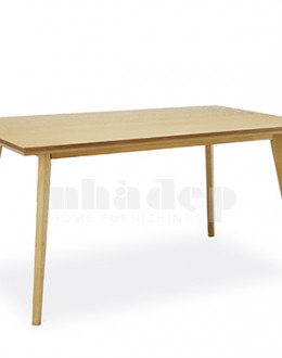 Bộ bàn ăn gỗ Bruno (1 bàn + 6 ghế)