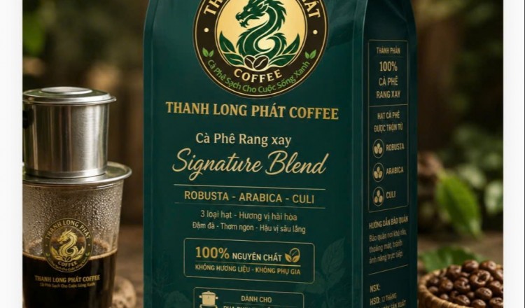 Cà phê Rang xay Signature Blend 100% Nguyên chất 500gram
