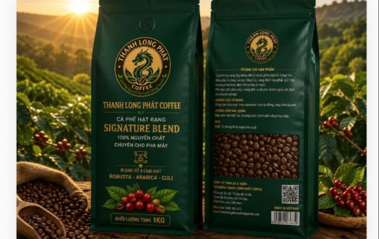 Cà Phê Rang Hạt R0BUSTA + ARABICA + CULI  1kg
