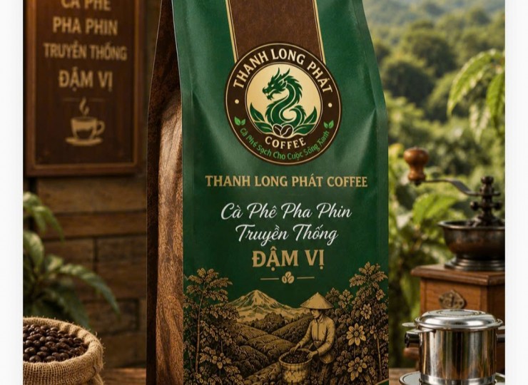 Cà Phê Pha Phin Truyền Thống  Đậm Vị 1kg