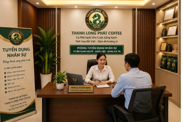 Thông Báo Tuyển Dụng Nhân Sự - Thanh Long Phát Coffee