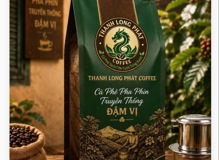 Cà Phê Pha Phin Truyền Thống  Đậm Vị 500kg